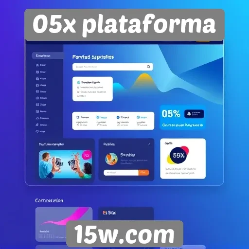 Análise da interface do site 05x plataforma